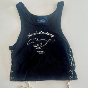 Forever 21 x Ford Mustang Lace-Up Tank